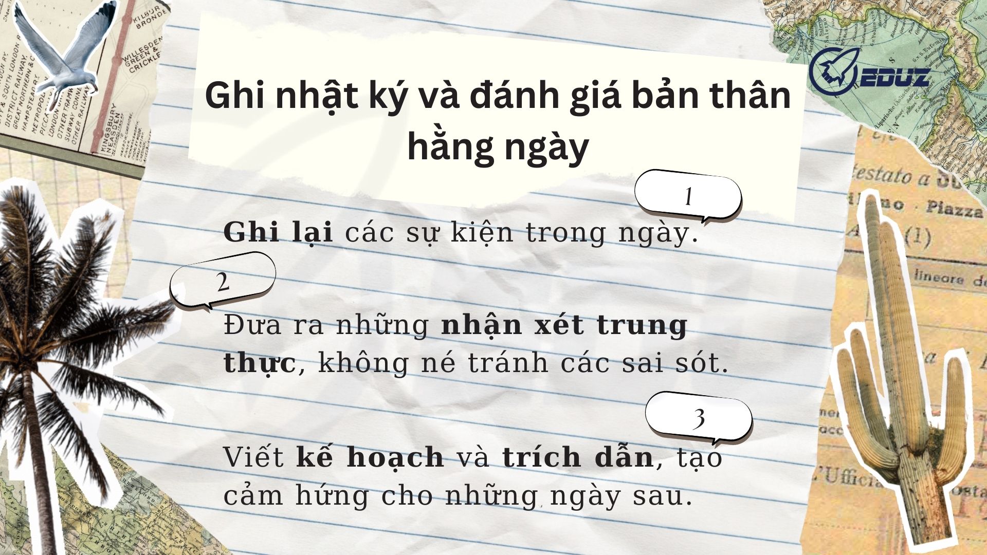 3. Thói quen ghi nhật ký và đánh giá bản thân hằng ngày
